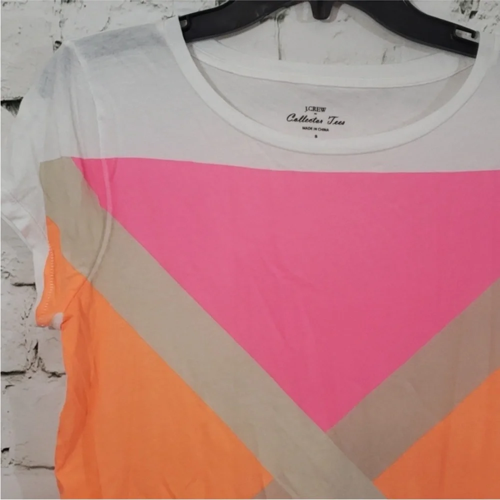 J. Crew Collection tees color block top